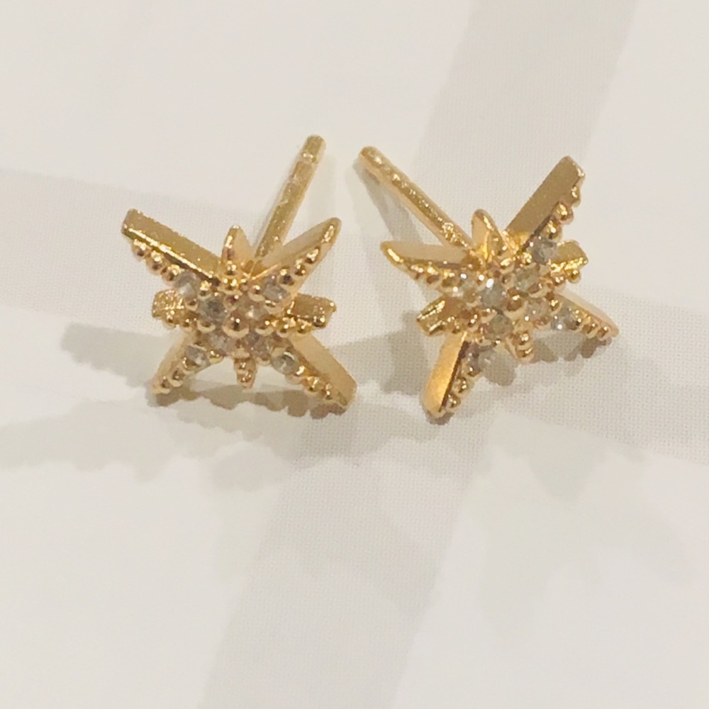 ⭐️Gold⭐️ Star Burst Stud Earrings